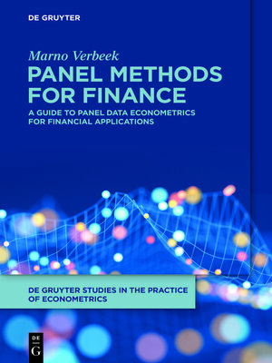 cover image of Panel Methods for Finance